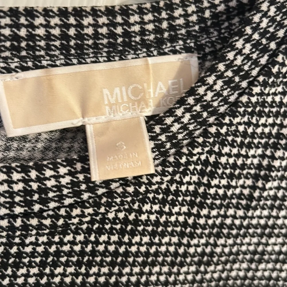 MICHAEL Michael Kors‎ Black and White Dress Short Sleeve Size S